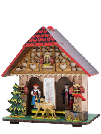 820 Deer German Weather House
