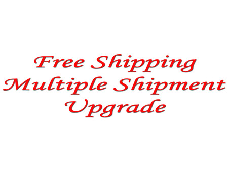 Free shipment upcharge for multiple shipments