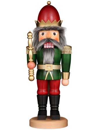 32-827 Red and Green King Nutcracker from Christian Ulbricht