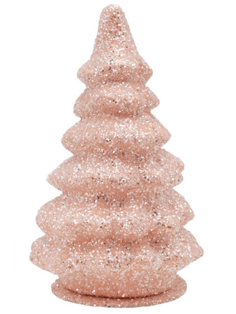 134-N Nude Glitter Paper Mache Tree from Ino Schaller