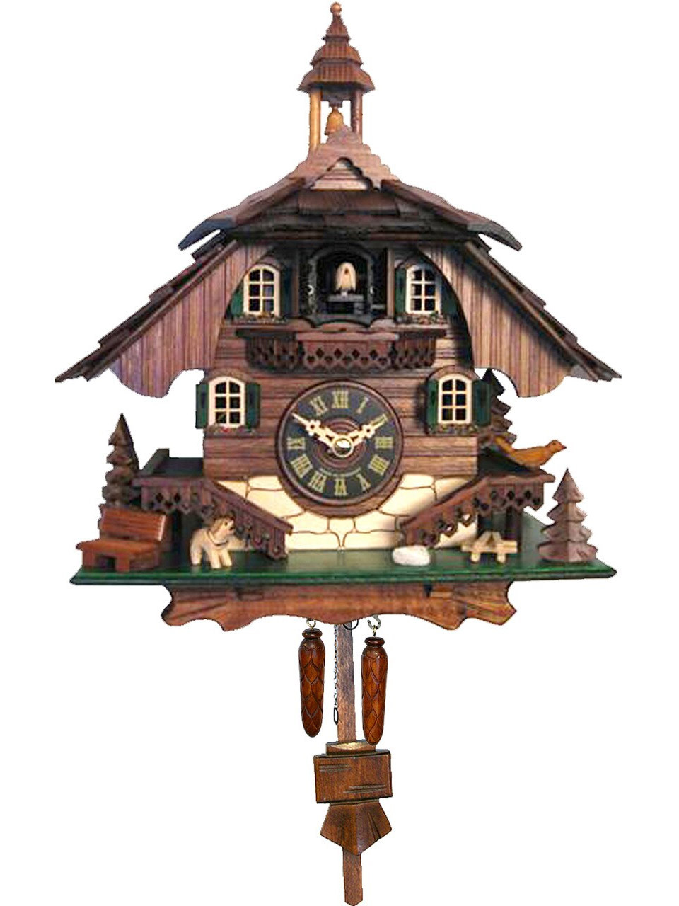 444QM Quartz Chalet Cuckoo Clock from Germany