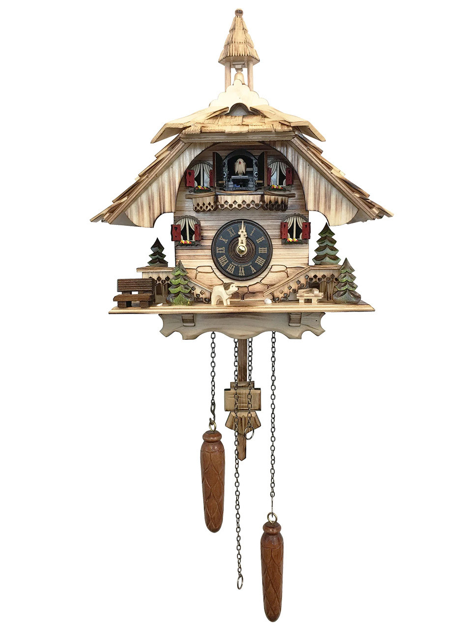 BF22444BS Quartz Natural Musical Cuckoo Clock