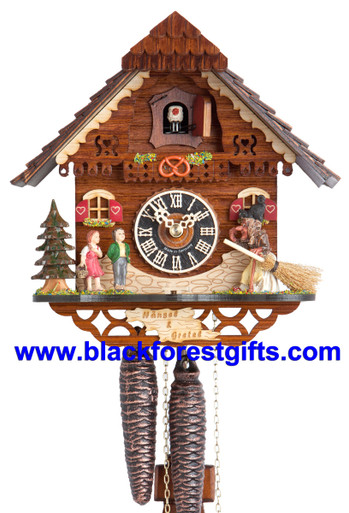 1213 Chalet Hansel and Gretel 1 Day Cuckoo Clock