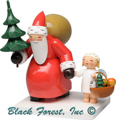 5301-7 Wendt and Kuhn Santa with Angel from Germany