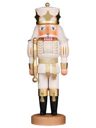 32 562 Ulbricht White Prince Nutcracker from Germany