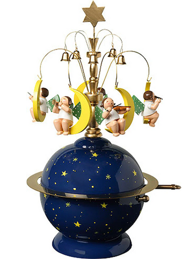 5336-9aa Wendt and Kuhn Angel Globe Music Box