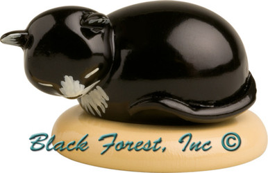 BLACK CATS 1982 U.S.A. ツアー丸型プレート&おまけバッジ付 5286-2 Black Cat from Wendt and Kuhn | BlackForestGifts.com