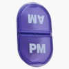 Handy daily am/pm pill organizer, grab one and go!