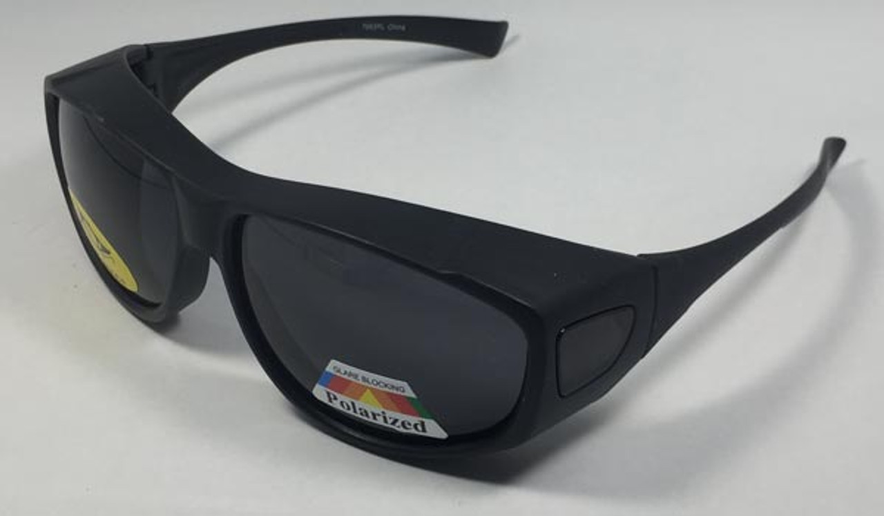 Sunglasses Cover Over Polarized Lenses Dark