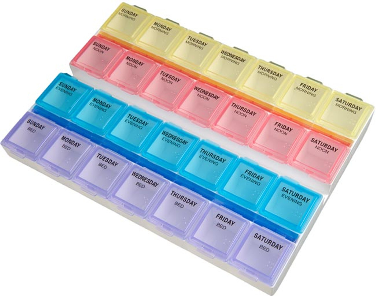 Weekly Four-a-Day Pill Organizer