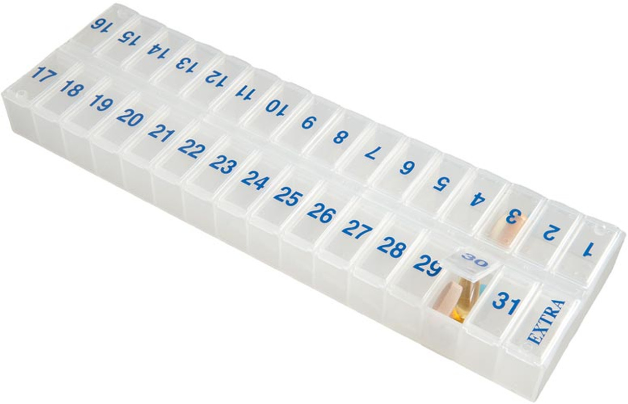 32-Day, 1 Compartment Per Day "Countdown" Medication Organizer