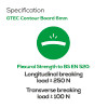 Siniat GTEC Contour Plasterboard Tapered Edge 2400mm x 1200mm x 6mm