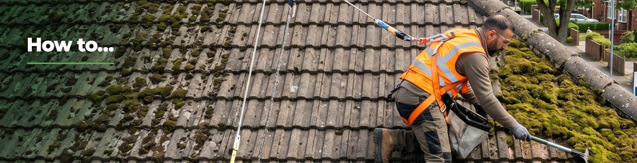 How to clean moss from your roof