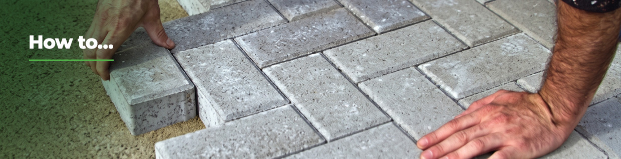 How to stop block paving sinking