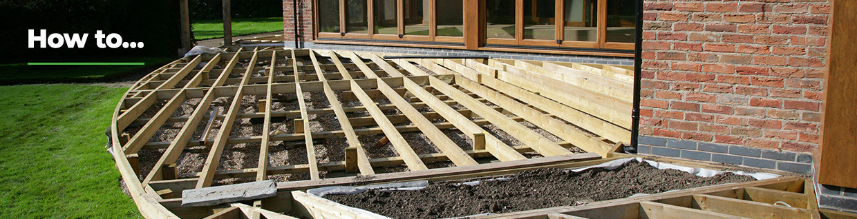How to build a raised deck How to build a raised deck