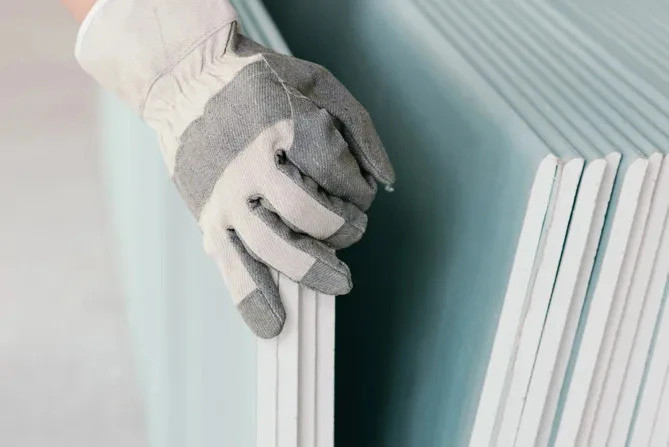 How to use plasterboard on a ceiling or wall