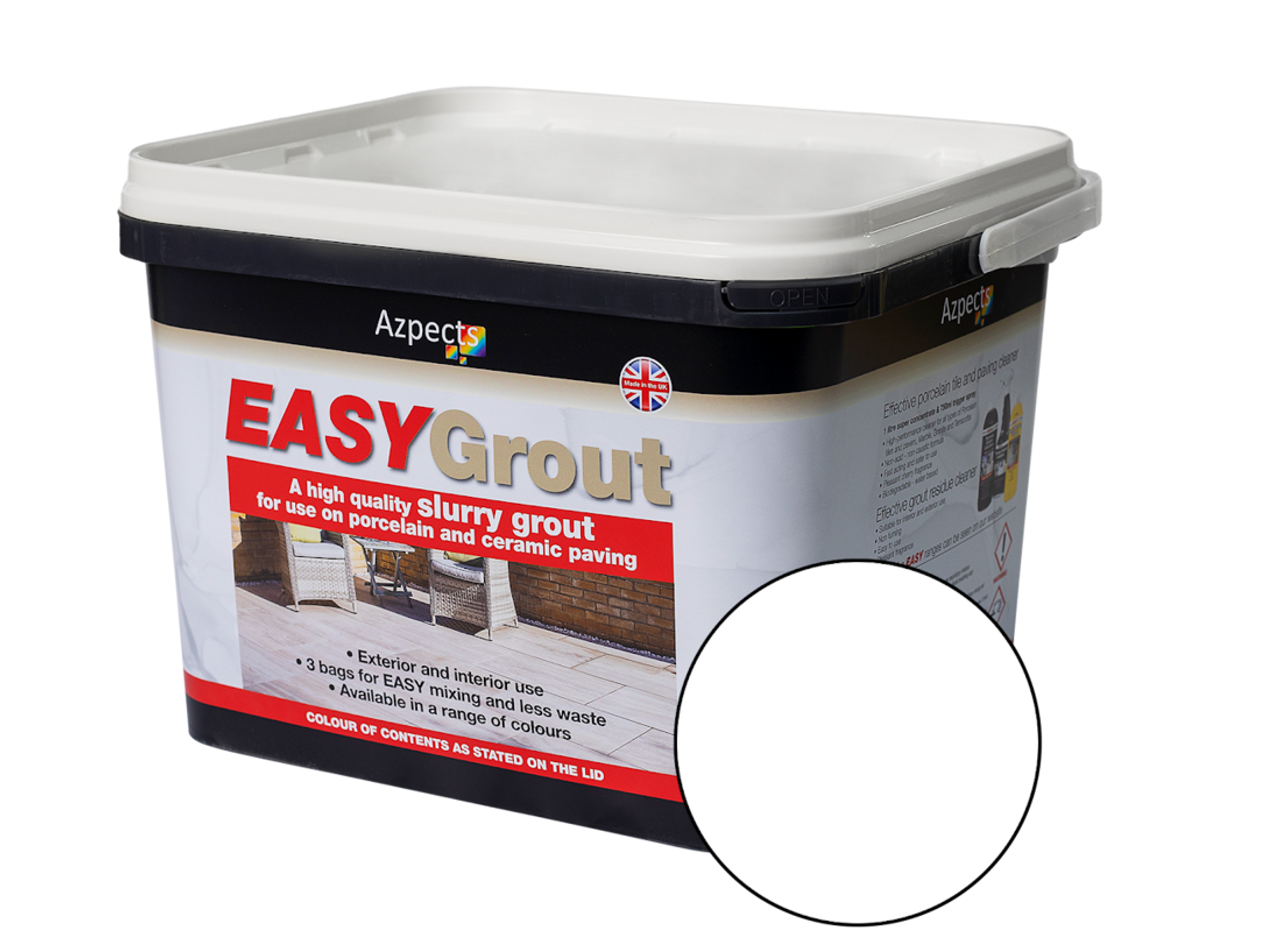 Image of Azpects EasyGrout High Quality Slurry Grout Blanco 15kg