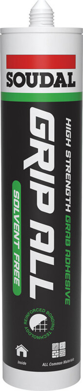 Product image for Soudal Grip All Solvent Free, 290 ML, White
