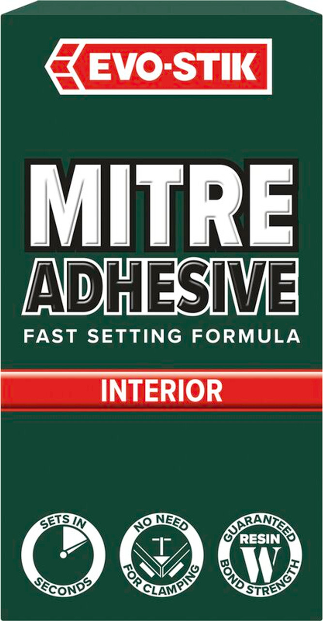 Product image for Evo-Stik Resin W Rapid Mitre Fix Adhesive - Aerosol Large 50 G / 200 ml