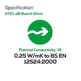 Siniat GTEC dB Board Plasterboard Tapered Edge 2400 x 1200 x 15mm