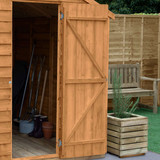 Forest Garden Shed Overlap Dip Treated Apex (No Window) 6'x4
