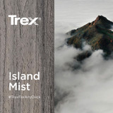 Trex Composite Decking Transcend Grooved Island Mist