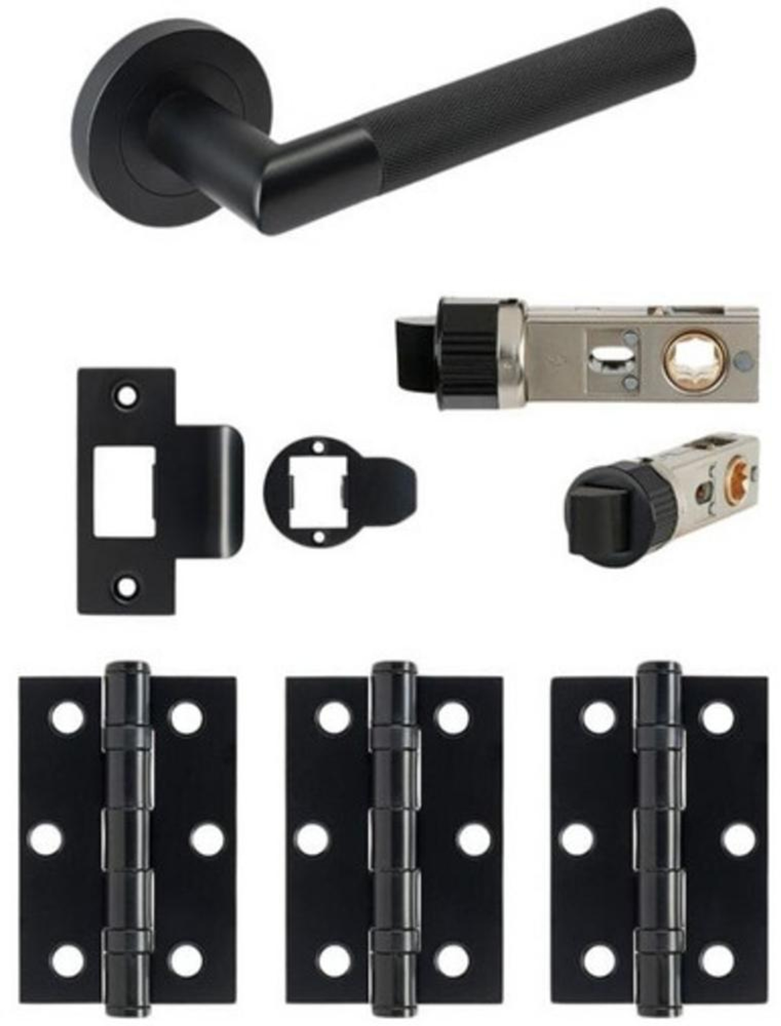 KaILI / Handle Pack 「Black」 COTYKILEY 10 Pack 5 Inch(128mm) Matte Black Kitchen Cabinet