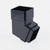 Cascade Rainwater 65mm Square Cast Iron Effect 92.5' Spigot Bend Anthracite Grey 100 x 95 x 65mm Cascade Rainwater 65mm Square Cast Iron Effect 92.5' Spigot Bend Anthracite Grey 100 x 95 x 65mm