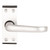Aluminium Short Calder Lever Door Latch on Backplate Aluminium Short Calder Lever Door Latch on Backplate