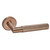 LPD Zurich Privacy Satin Copper Door Handle 180 x 45 x 46mm LPD Zurich Privacy Satin Copper Door Handle 180 x 45 x 46mm