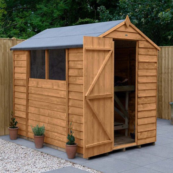Forest Garden Shed Overlap Dip Treated Apex 7'x5