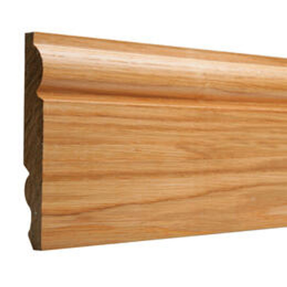 Dual Torus & Ogee Oak Skirting Board 25mm