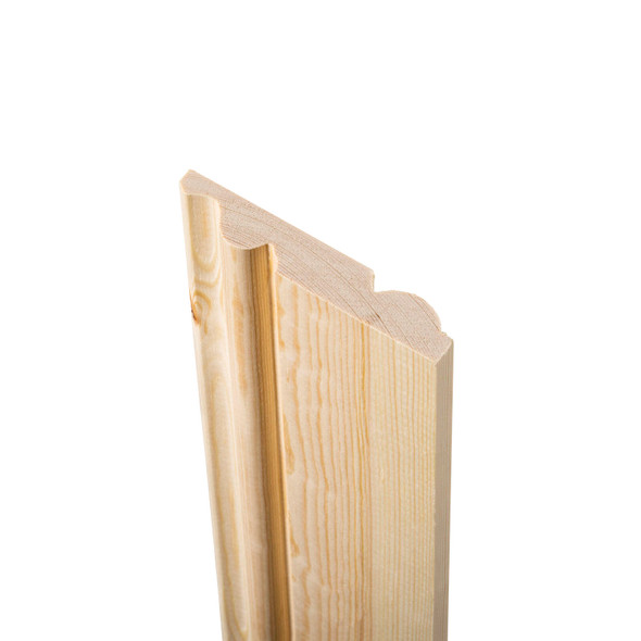 Dual Torus & Ogee Redwood Timber Skirting Boards 25mm