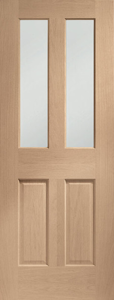 Malton Finished Oak Glass Door 