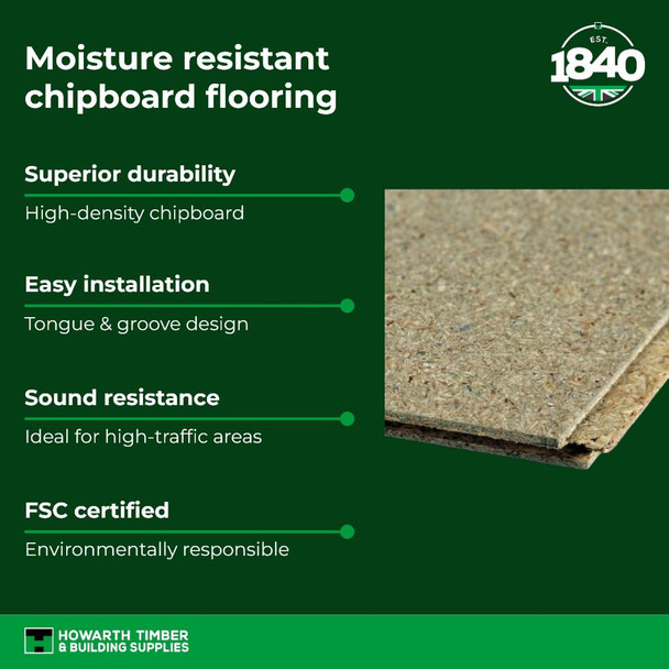 Caberfloor P5 Chipboard Flooring 600 x 18mm | Howarth Timber