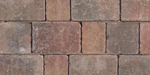 Wobern Rumbled Bradstone Woburn Rumbled Concrete Block Paving Autumn 134 x 134 x 50mm ...