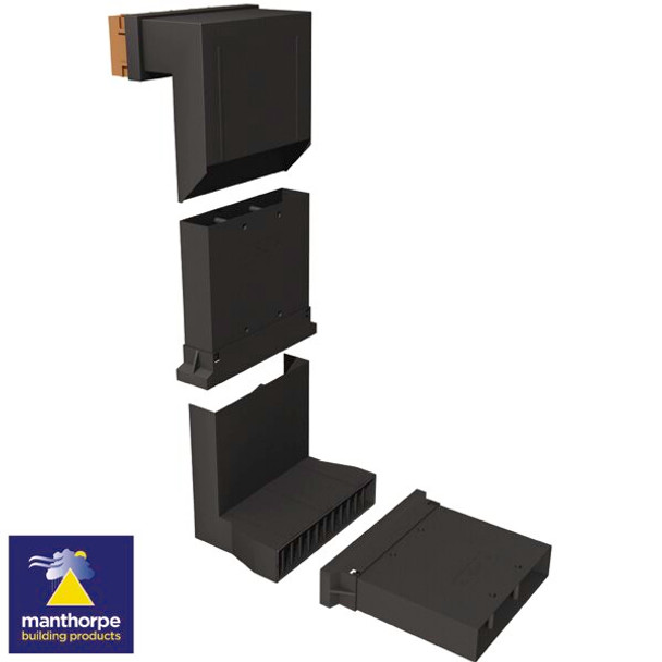 Vertical Extension Sleeve for Telescopic Underfloor Vent Howarth Timber