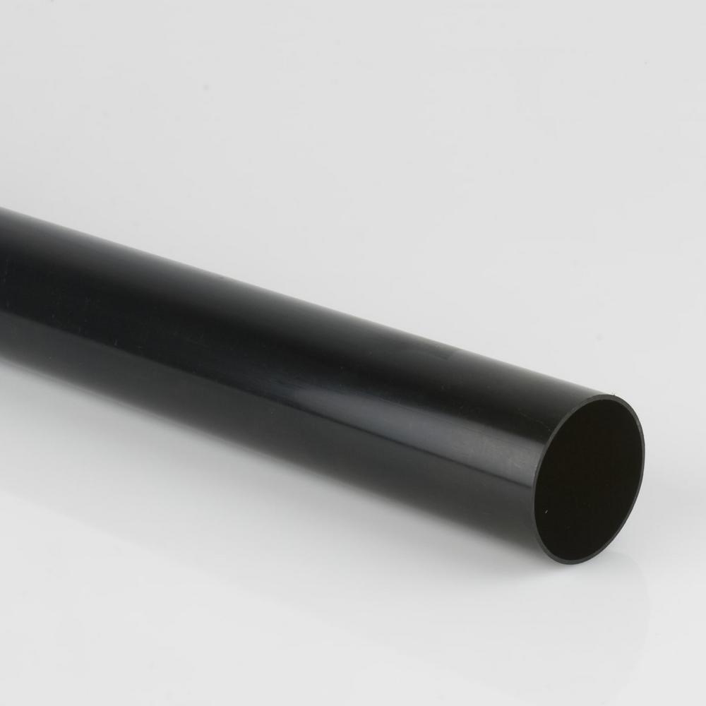 Brett Martin 110mm Plain End Soil Pipe Black 
