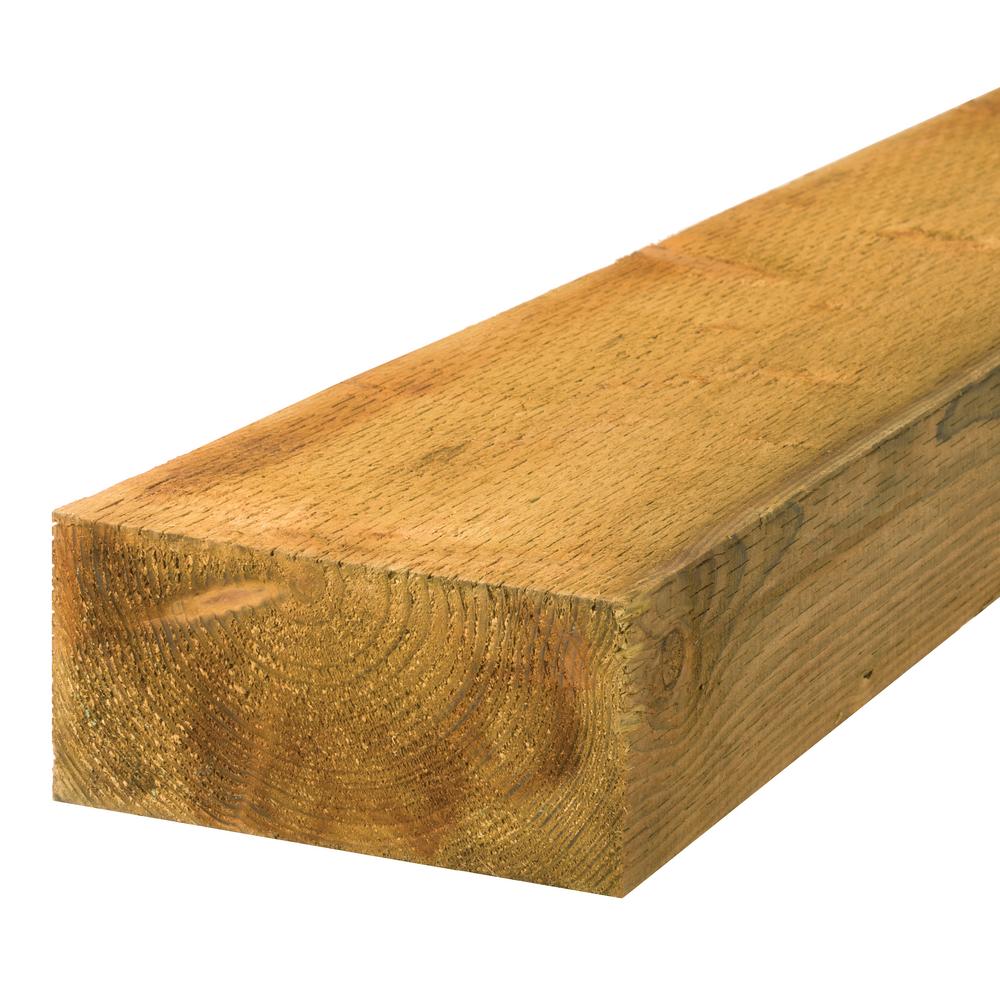 Green Incised Softwood UC4 Treated Garden Sleeper 120 x 240 x 2400mm