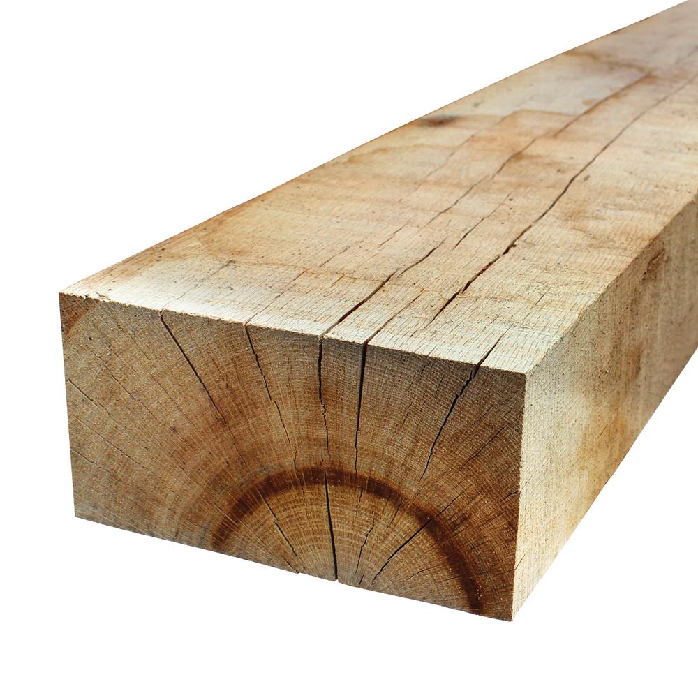 European Untreated Oak Garden Sleeper 100 x 200 x 2400mm