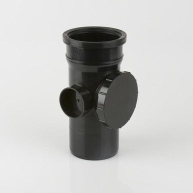 Brett Martin 110 Single Socket Black 250x135x135 - Howarth Timber