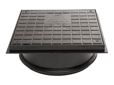 Brett Martin 315 Dia Shallow Chamber Sealed Black - Howarth Timber