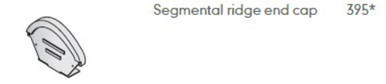 Segmental Ridge Cap Marley Segmental Ridge End Cap Grey - Howarth Timber & Building Supplies