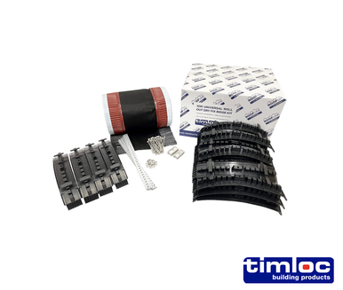 Timber Ridge Fixing Timloc Dry Fix Ridge Kit Black 10m | Howarth Timber