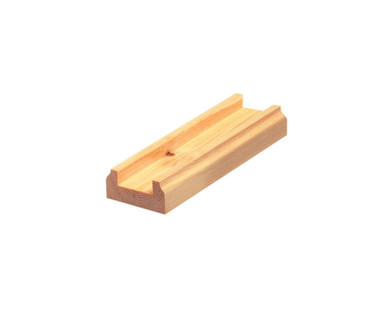 28mm x 63mm x 4200mm Grooved Pine Baserail for 41mm Spindles | Howarth Timber