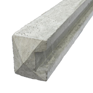 End Concrete Fence Post. Original 9'