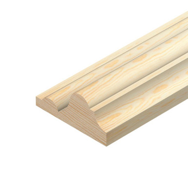 Cheshire Pine Dado Rail PEFC 45 x 20 x 2400mm - Howarth Timber ...