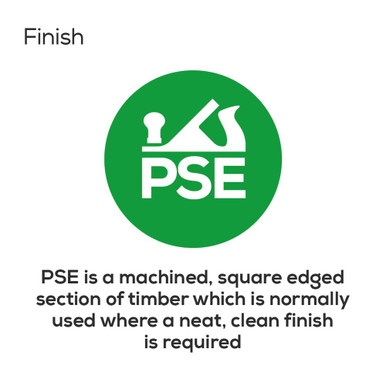 PSE American White Oak KD Timber 25mm x 100mm (20mm x 95mm Fin Size)