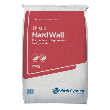 British Gypsum Thistle Hardwall Plaster 25kg | Howarth Timber