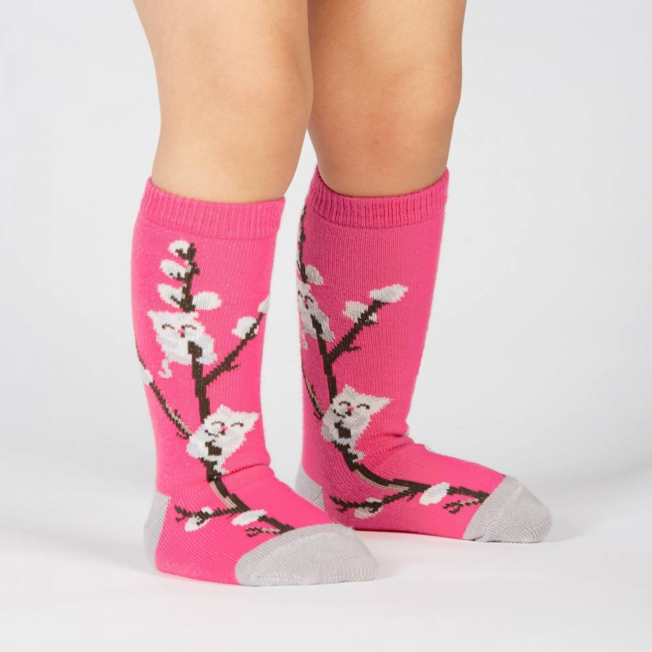 Kitty Willows - Toddler Knee High Socks - Woodsock